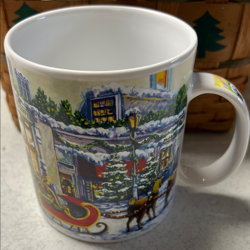 Starbucks Festive Winter Scene Mug